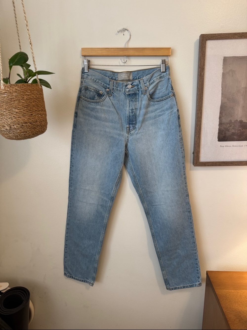 Everlane The '90's Cheeky Jean 28.5'', Vintage Sunbleached Blue, 27 Regular